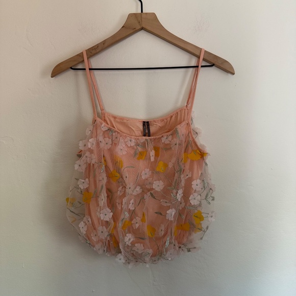 By Anthropologie Blossom Bubble Tank Top - Picture 5 of 10